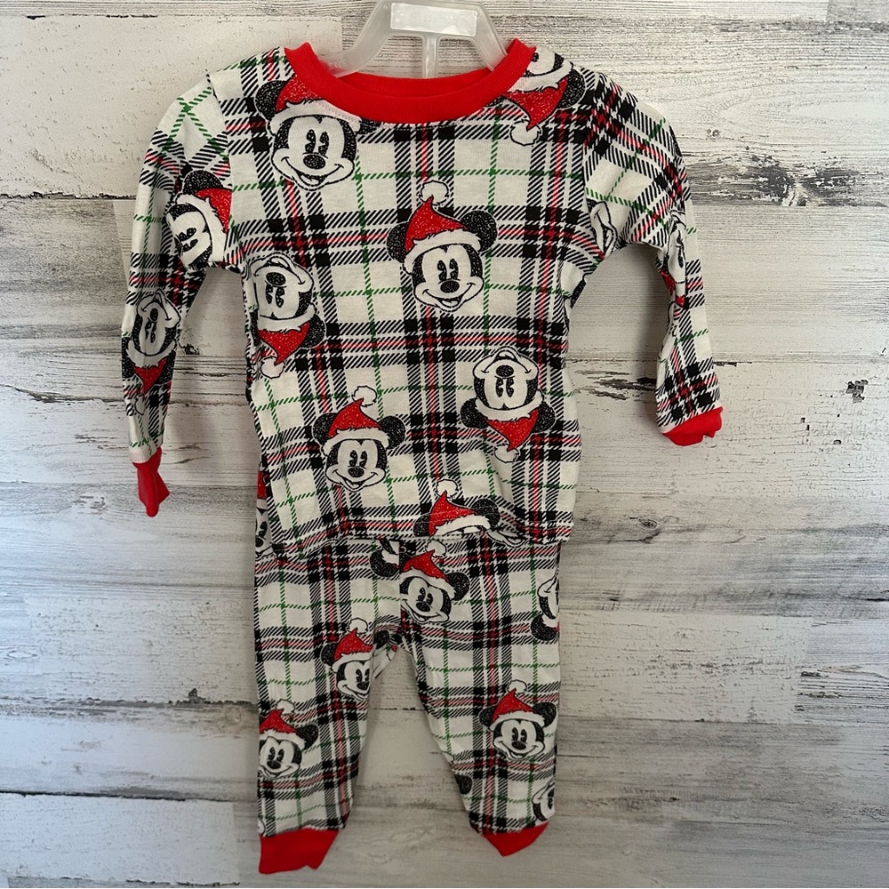 Disney Junior Mickey Mouse Christmas Pajamas Size 18 Months NEW
